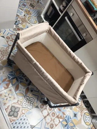 Minicuna con colchón