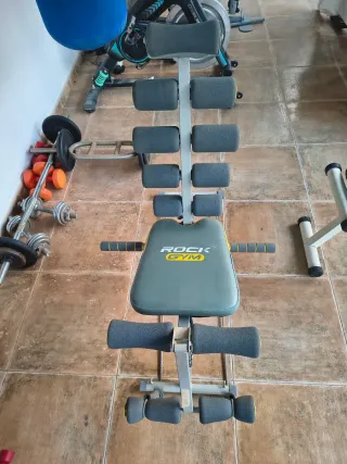 Banco de pesas Rock Gym Respaldo regulable.