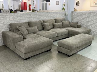 NUEVO SOFA EN OFERTA! Sofa con rinconera y puff