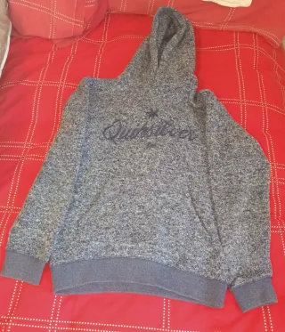 Sudadera Quiksilver Azul y Gris