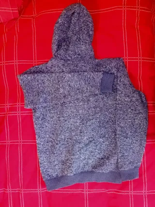 Sudadera Quiksilver Azul y Gris