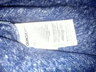 Sudadera Quiksilver Azul y Gris