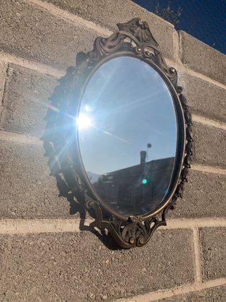 Specchio antico bronzo decorato