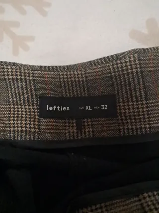 Falda Plisada Cuadros Talla XL