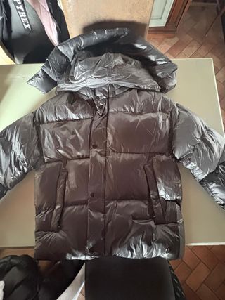 Piumino Uomo Grigio/Nero