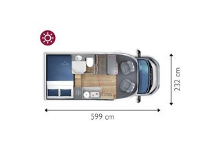 GIOTTILINE SIENA 322 Autocaravana