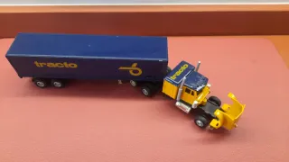 Camion Tracto Diecast Giallo e Blu