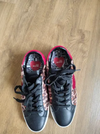 Zapatillas Love Moschino Animal Print Corazón