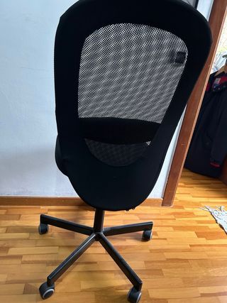 Silla de oficina IKEA negra