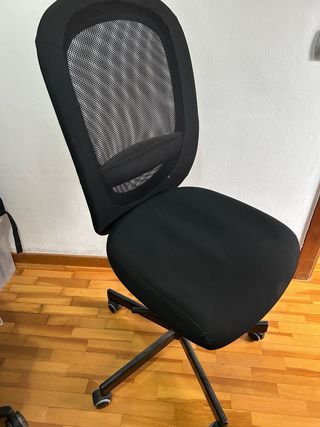 Silla de oficina IKEA negra