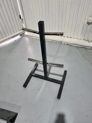 Soporte para discos olímpicos