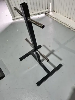 Soporte para discos olímpicos