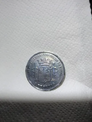 5 Pesetas 1870 España