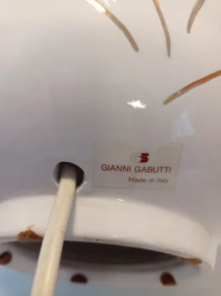 Lampada vintage Gabutti ceramica