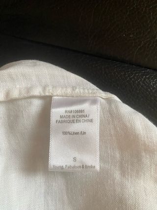 Mono YFB Lino Blanco