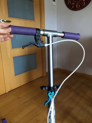 Patinete infantil violeta y azul 6-9 años