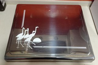 Tapa vitrocerámica cocina decorada