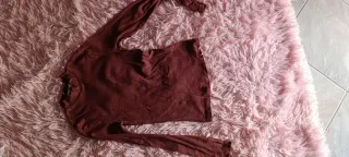 Maglia collo alto magenta