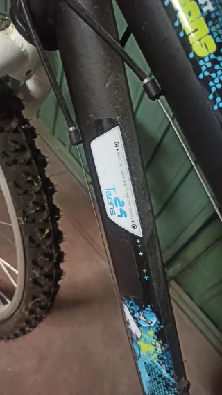 Bicicleta Montaña Niños Negra