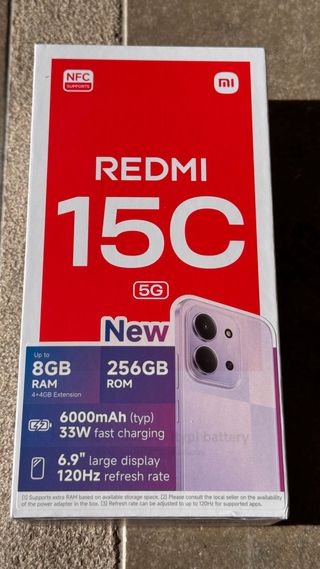 Xiaomi Redmi 15C 5G 256GB Negro