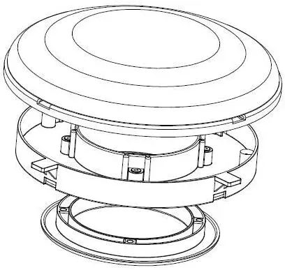 Kit Claraboya 40x40 + Aireador Blanco 110mm