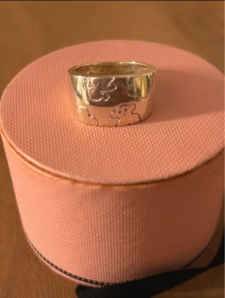 Anillo Tous Plata Oso Talla 14