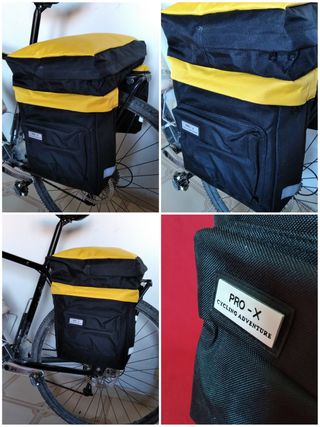 2 x Alforjas y Bolsa Manillar Bici NUEVAS