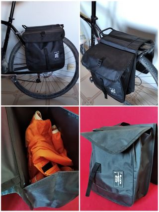 2 x Alforjas y Bolsa Manillar Bici NUEVAS