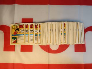 Colección completa Dragon Ball 140 carta Este 1989