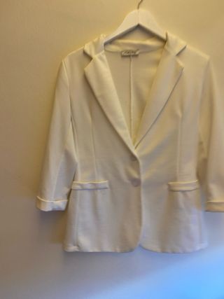 Americana blanca combinable