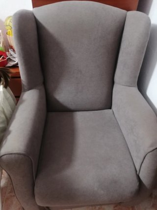 Sillón balancín Sueños gris
