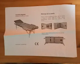 Camilla plegable para masaje