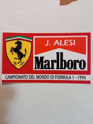 Adesivi Ferrari F1 Marlboro J. Alesi 1994