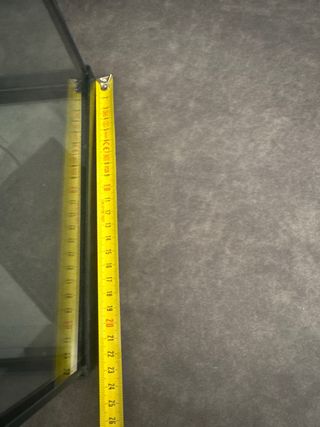 Pecera Negro y Transparente