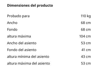 Silla de oficina IKEA LÅNGFJÄLL