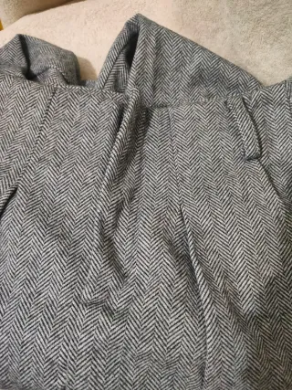 SHEIN - Pantalones grises de pinzas