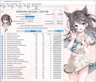 3+2 SAMSUNG 320GB  HD322HJ SATA 3.5 DISCOS DURO