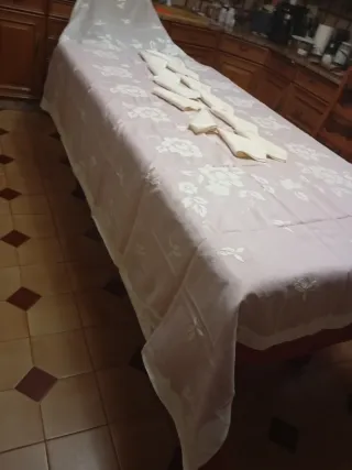 Mantelería Organza Bordada a Mano isla madeira