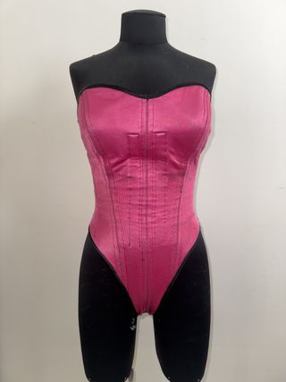 Body Corsé Rosa Fluor Talla Única