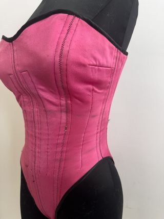 Body Corsé Rosa Fluor Talla Única