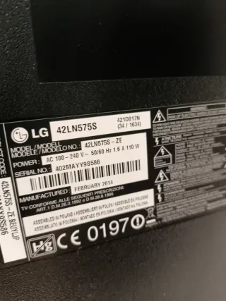 Vendo smart TV Marca LG de 42 pulgadas