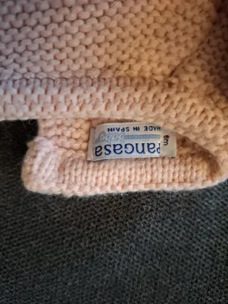 Buzo lana bebé 6 meses corazón