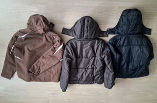 Lote 3 chaquetas: 1 de nieve, 2 anorak T. 42 - 44.