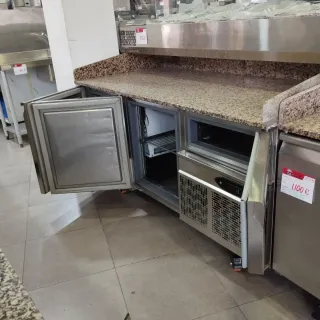 ❄️Bajomostrador 2 puertas con encimera de mármol❄️