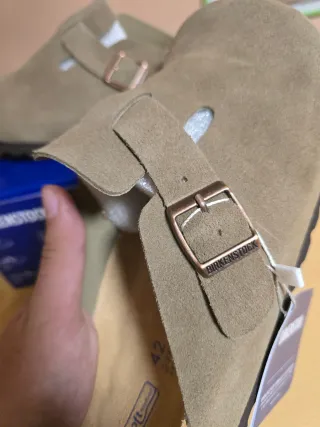 Sabot Birkenstock Boston Taupe Tg 42 Nuove