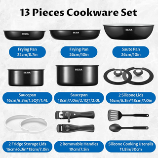 Set di pentole a induzione con rivestimento in cer