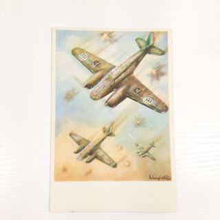 Cartolina militare WW2 aerei