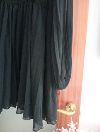 Vestido Zara juvenil negro talla única