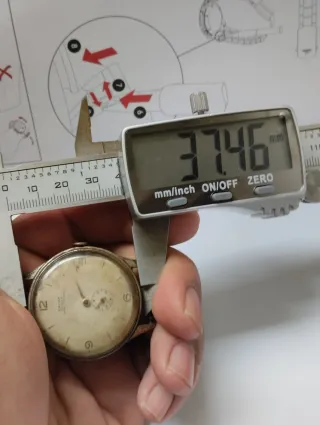 Reloj Mecánico Suizo Vintage cauny