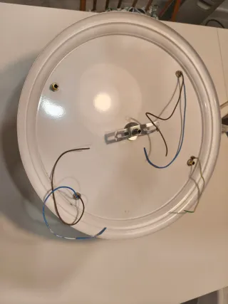 Aplique de pared doble negro y dorado